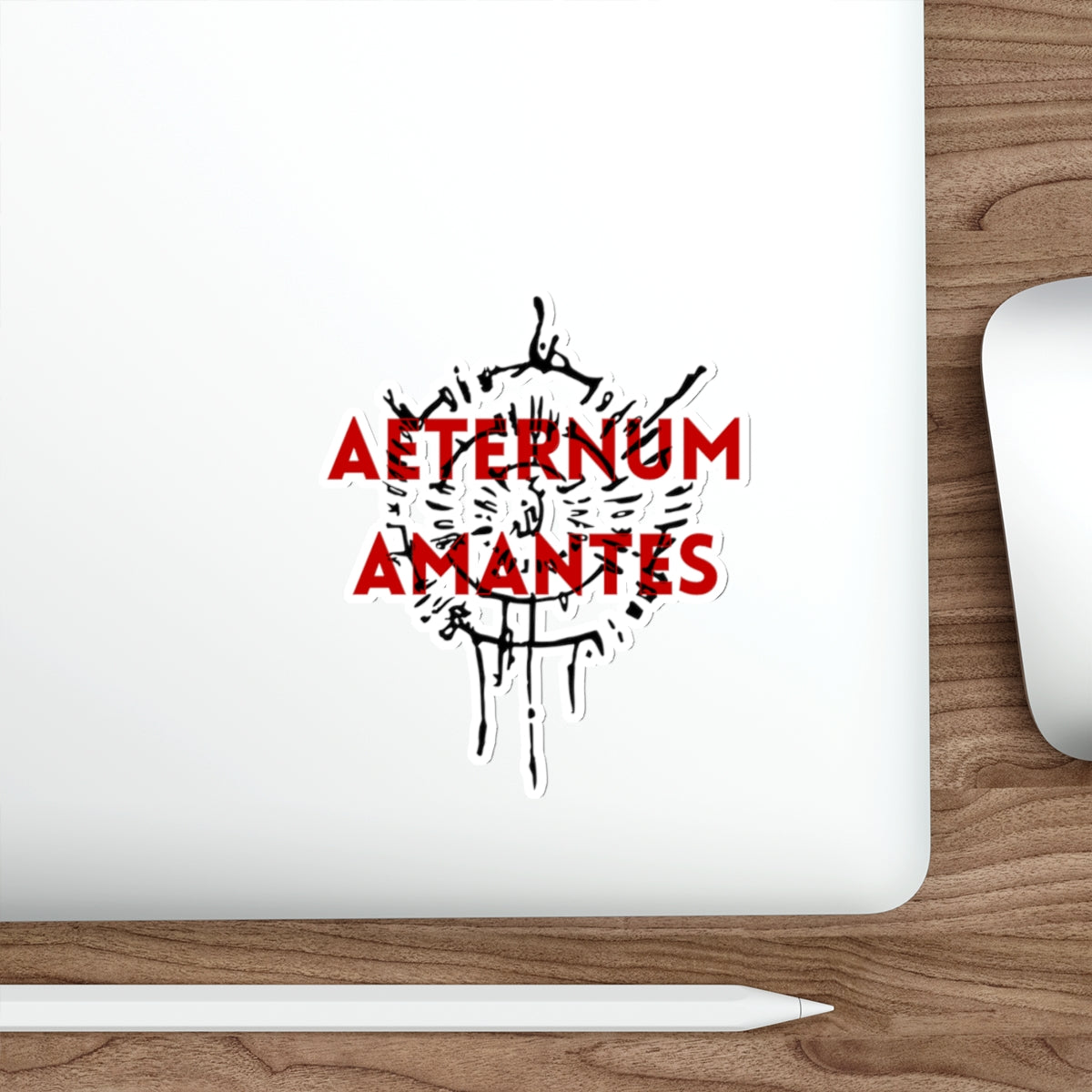 Astarion Aeternum Amantes Overlay Die-Cut Sticker | Video Game Merch | Astarion Infernal Brand Sticker | BG3 Merch | Sexy Emo Vampire Gift | Elf Rogue RPG Character Sticker