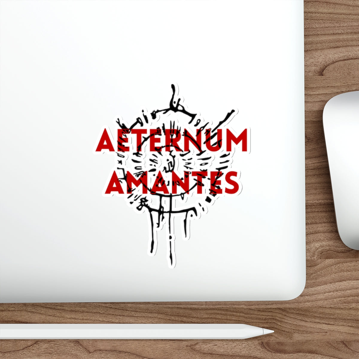 Astarion Aeternum Amantes Overlay Die-Cut Sticker | Video Game Merch | Astarion Infernal Brand Sticker | BG3 Merch | Sexy Emo Vampire Gift | Elf Rogue RPG Character Sticker