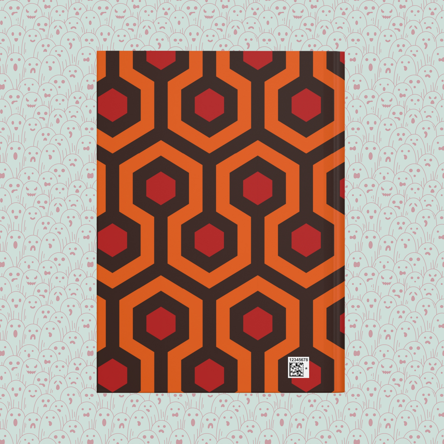 Overlook Hotel Carpet Inspired Pattern Hardcover Journal Matte | Horror Movie Merch | Classic Horror Notebook