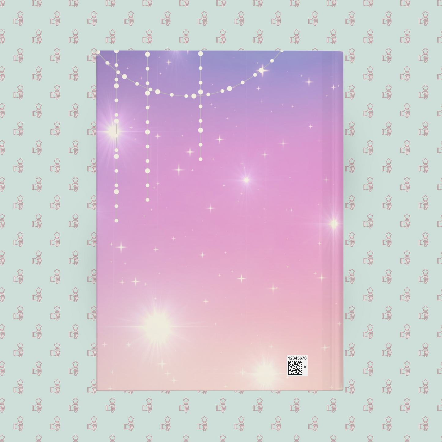 Purple Sparkle Fairy Hardcover Journal Notebook Matte | Fairy Composition Journal | Sparkle Fae Themed Blank Lined Notepad | Faerie Diary | Sparkle Notes