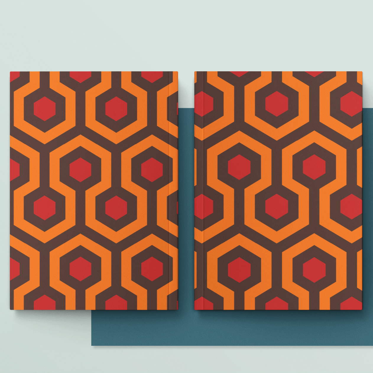 Overlook Hotel Carpet Inspired Pattern Hardcover Journal Matte | Horror Movie Merch | Classic Horror Notebook