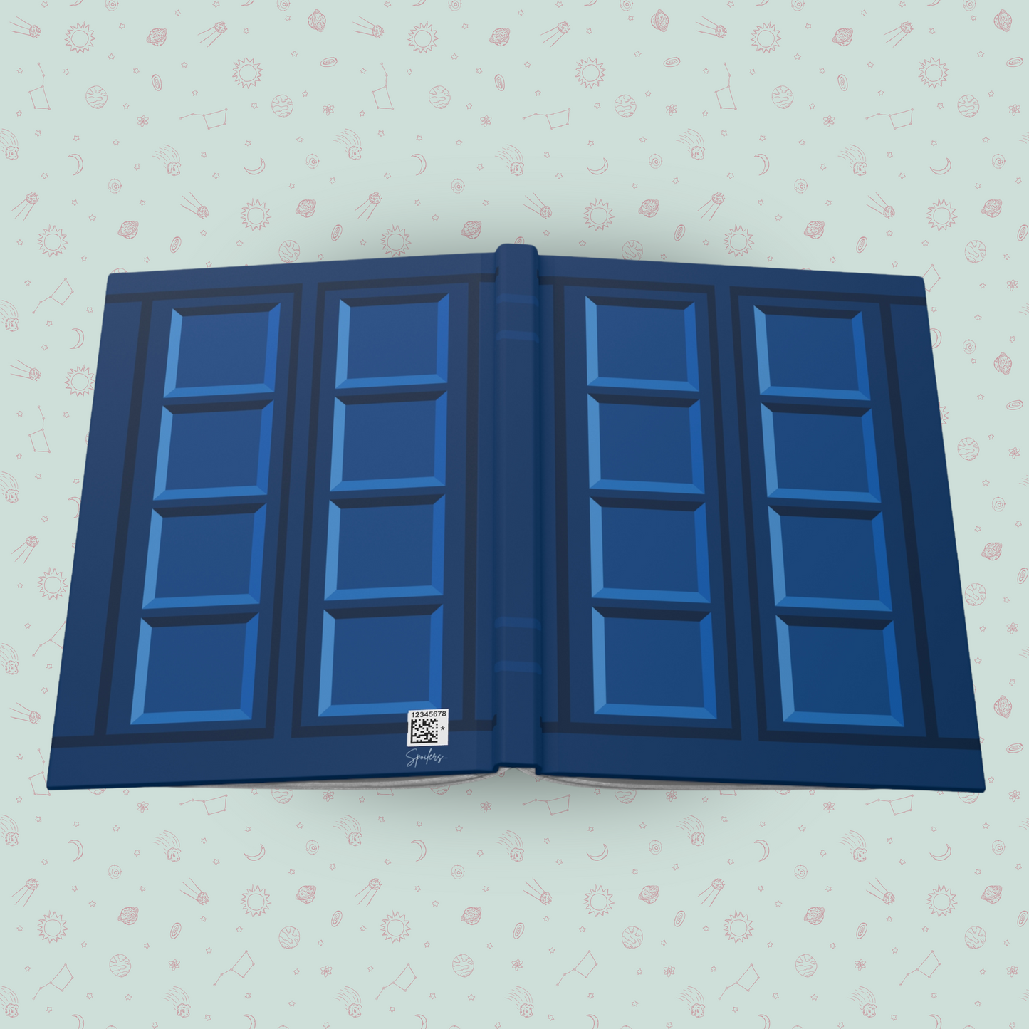 River Song's Diary Hardcover Journal Matte | 75 Lined Perforated Pages | Doctor Who Memorabilia | Minimalist TARDIS Notebook | Dr. Who Merch