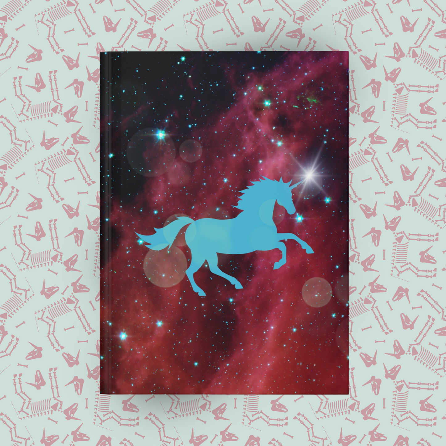 Unicorn Constellations Hardcover Journal Notebook Matte | Cosmic Themed Journal | Unicorn in Galaxies Diary | Stars in the Universe Notepad