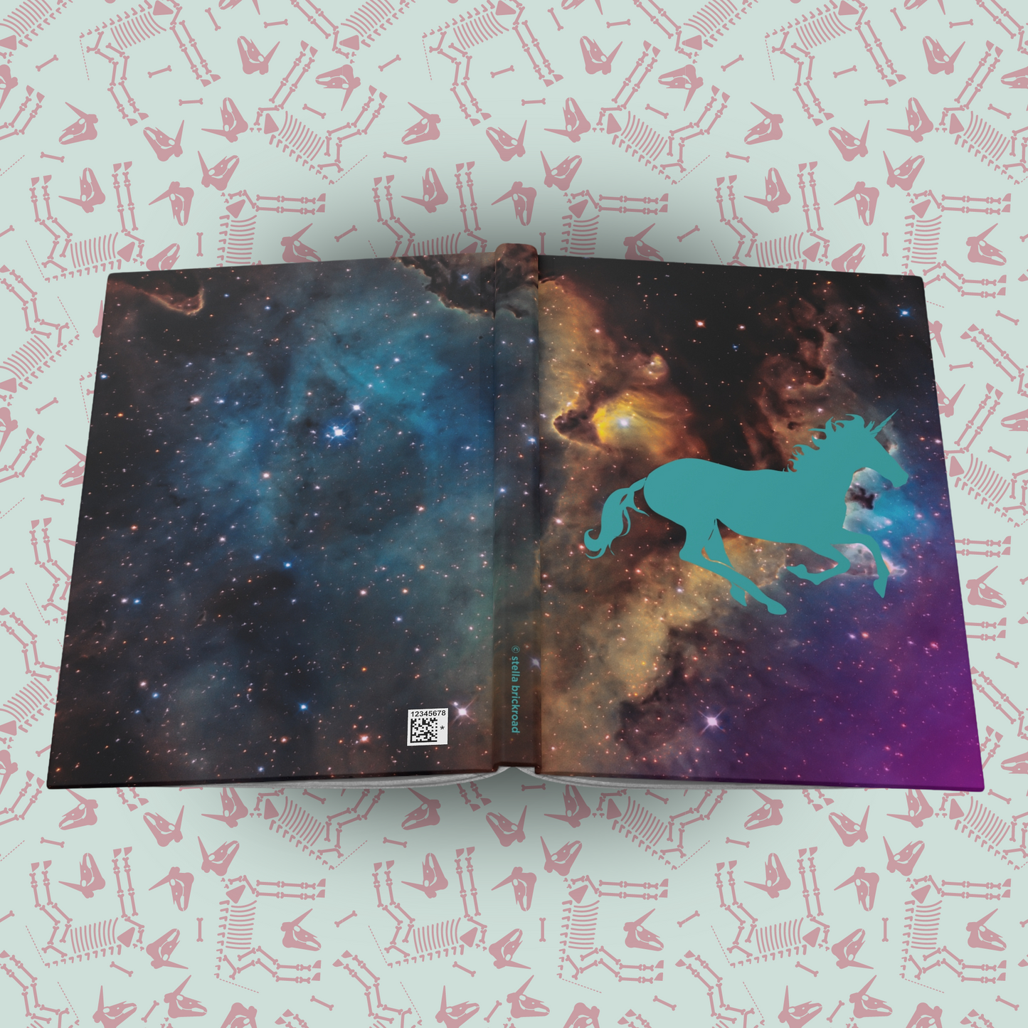 Unicorn Galaxy Odyssey Hardcover Journal Notebook Matte | Cosmic Themed Journal | Unicorn in Galaxies Diary | Stars in the Universe Notepad